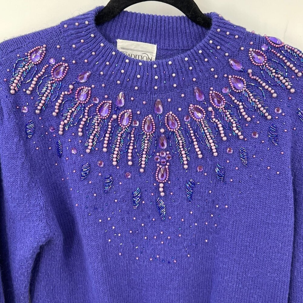 Vintage Tradition Beaded Sweater